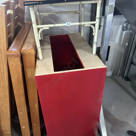 coffee table and kitchen unit