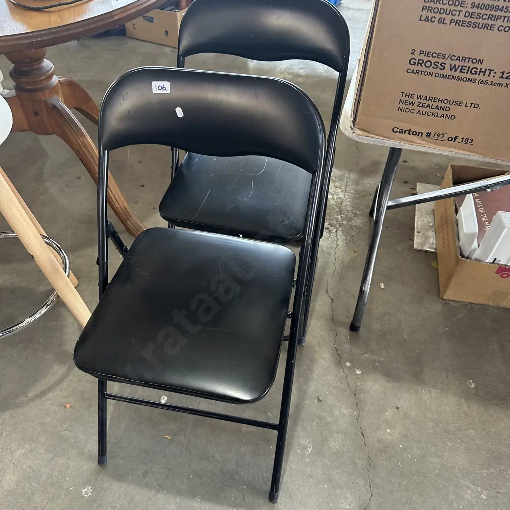 Pr folding chairs Image 1++