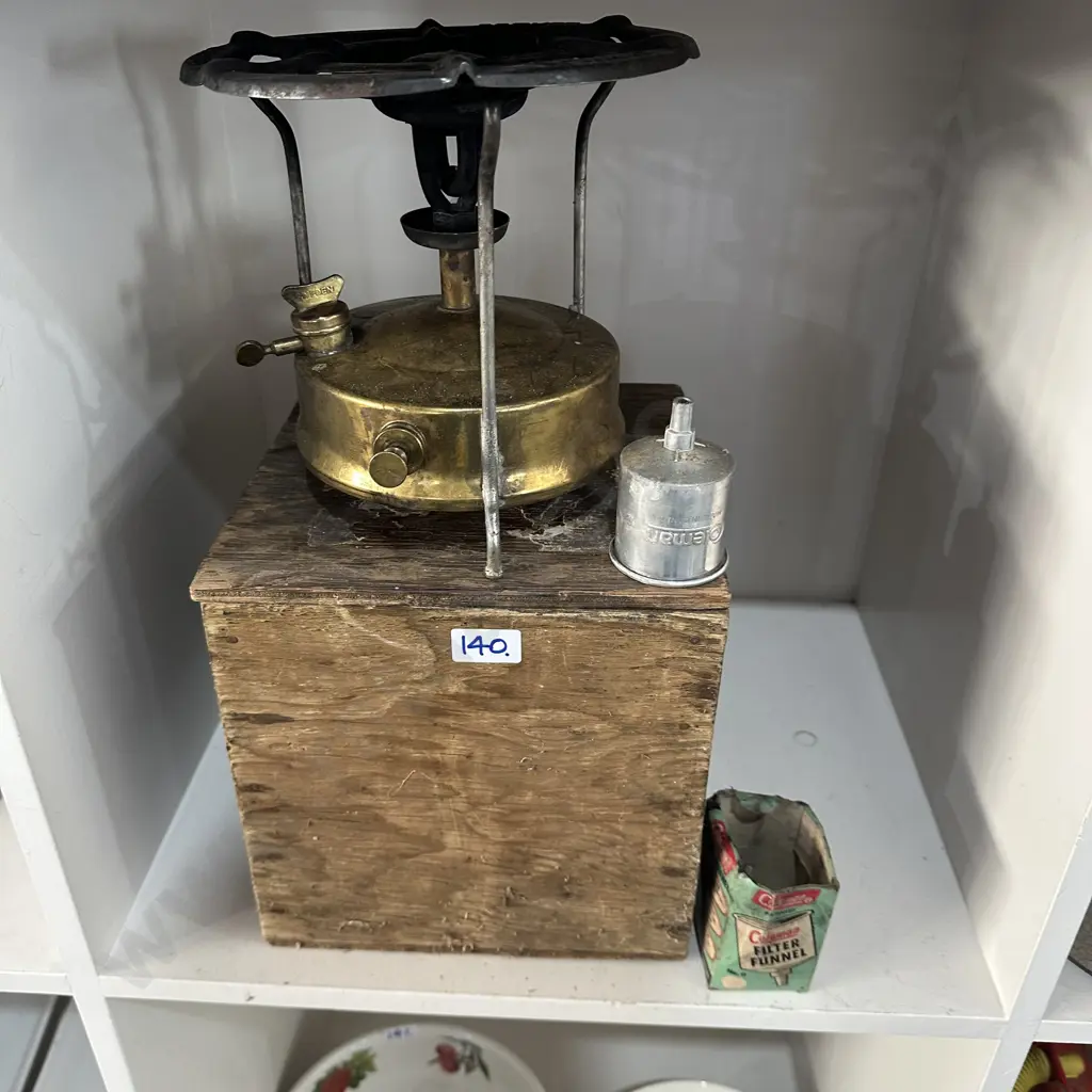 Camp gas cooker & filter funnel Image 1++