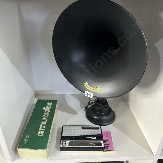 microphone, sonnar phone etc plus bin records