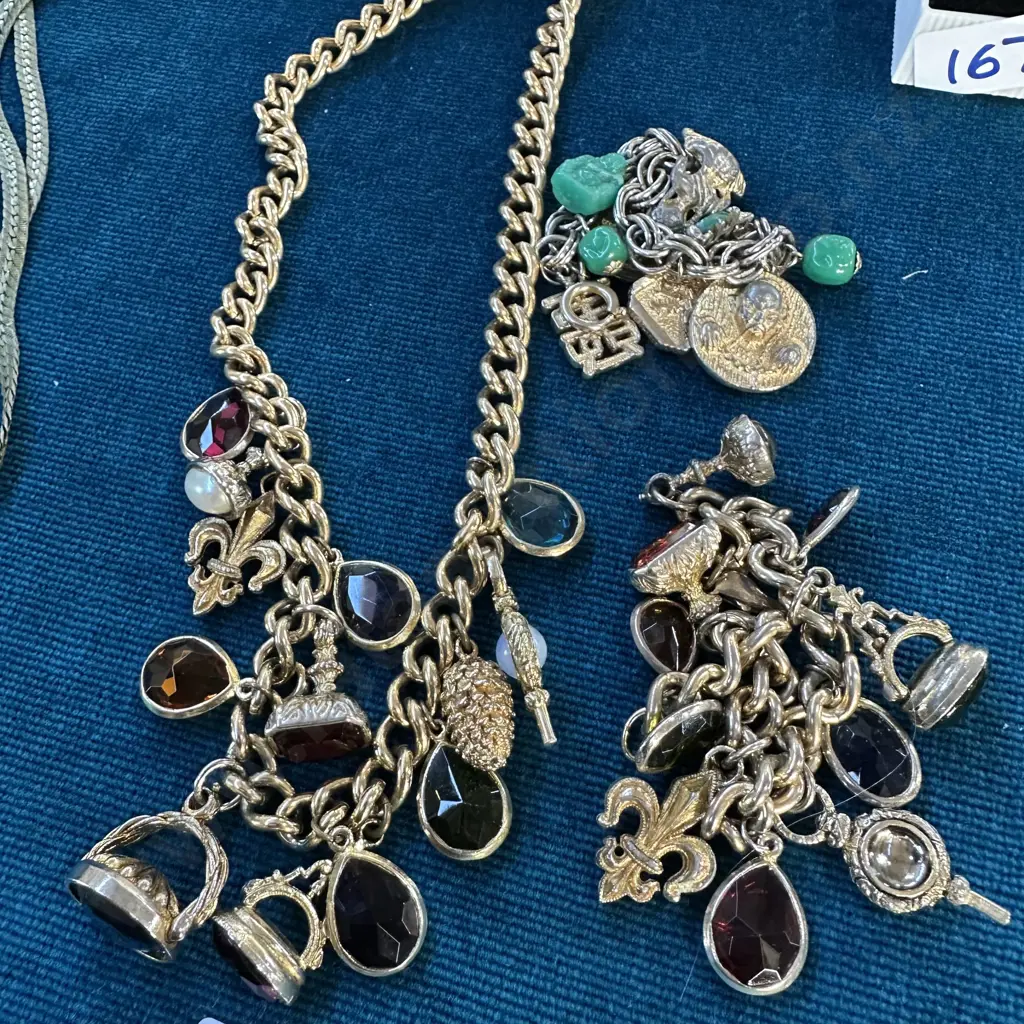 2 bracelets plus matching necklace Image 1++