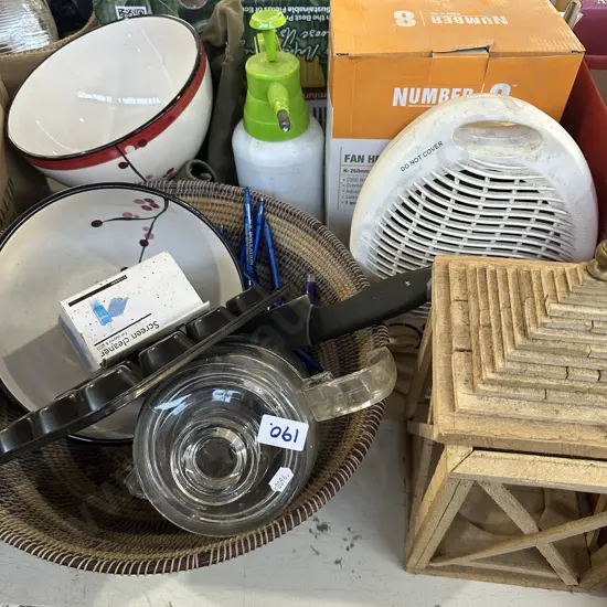 Bowls, fans etc.