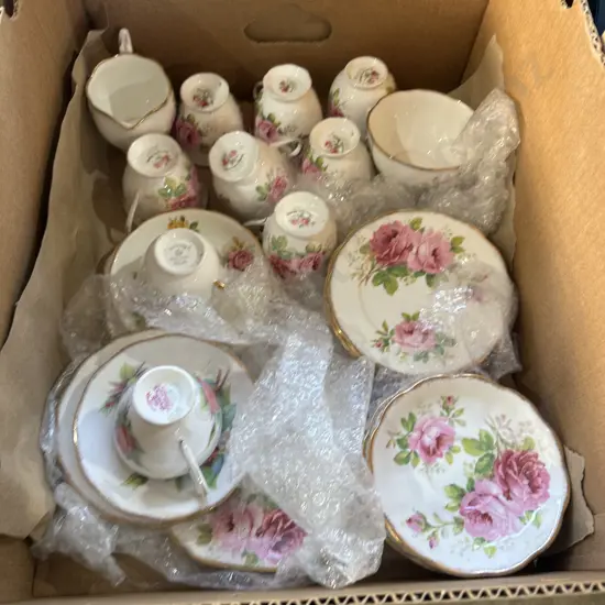 Royal albert china etc.
