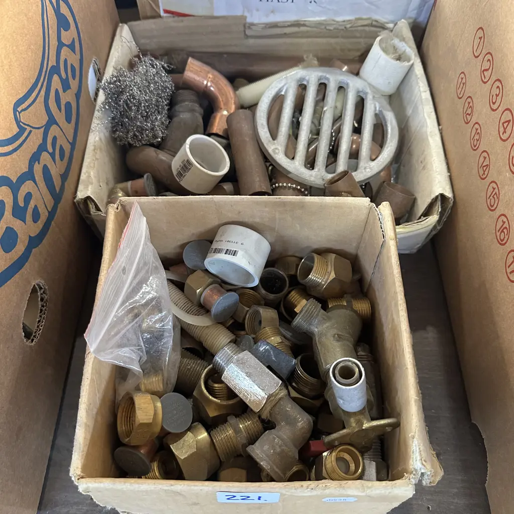 Copper and brass fittings etc. Image 1++