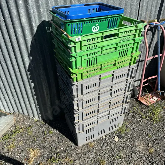 Stack of veggie bins