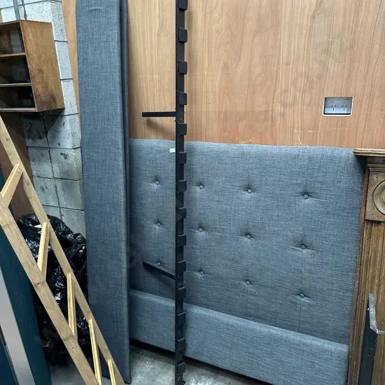Queen slat bed, no mattress