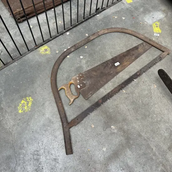 Bow saw and another saw