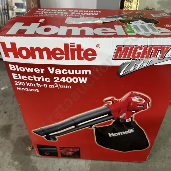 Boxed blower/vacuum