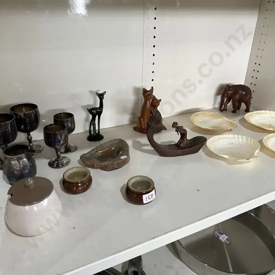 Shelf lot including minute blue mountain