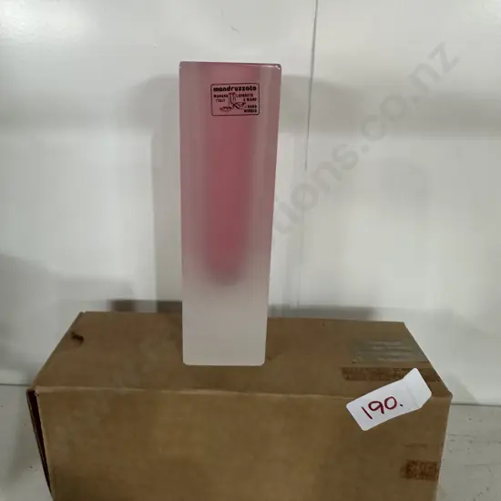 Boxed murano vase