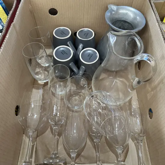 Jugs and glasses