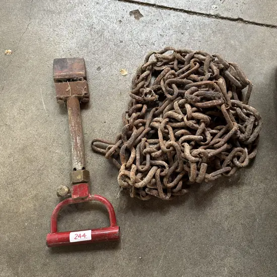 gas iron and chain