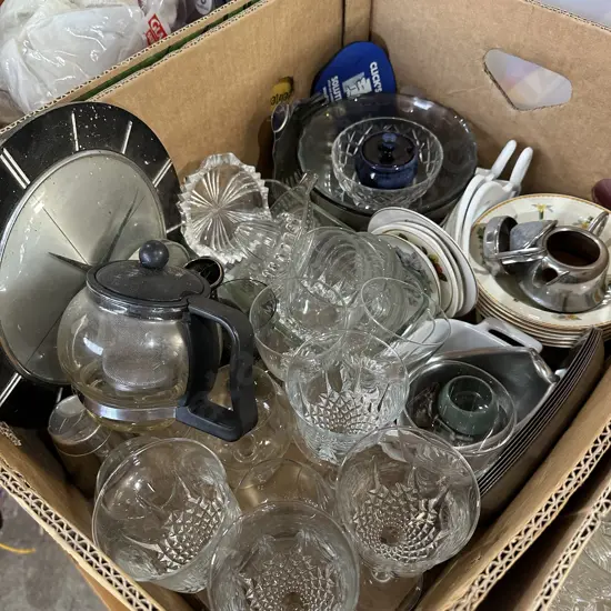 vintage clock etc
