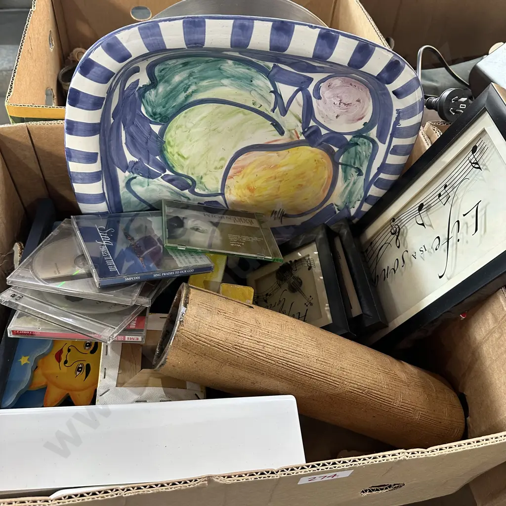 pottery platter and vase etc Image 1++