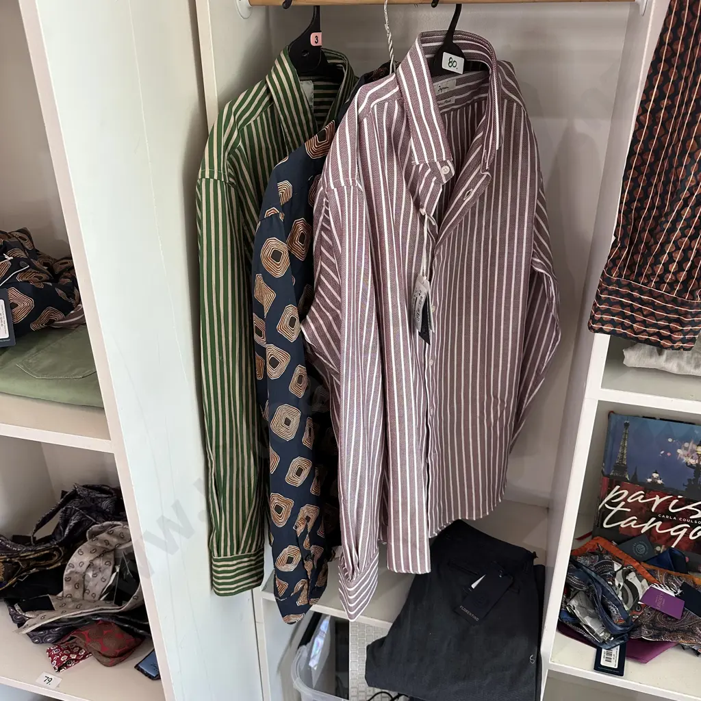 Shirt 42/$399, shirt M/$349, shirt M/$349, pant 40/$369 Image 1++