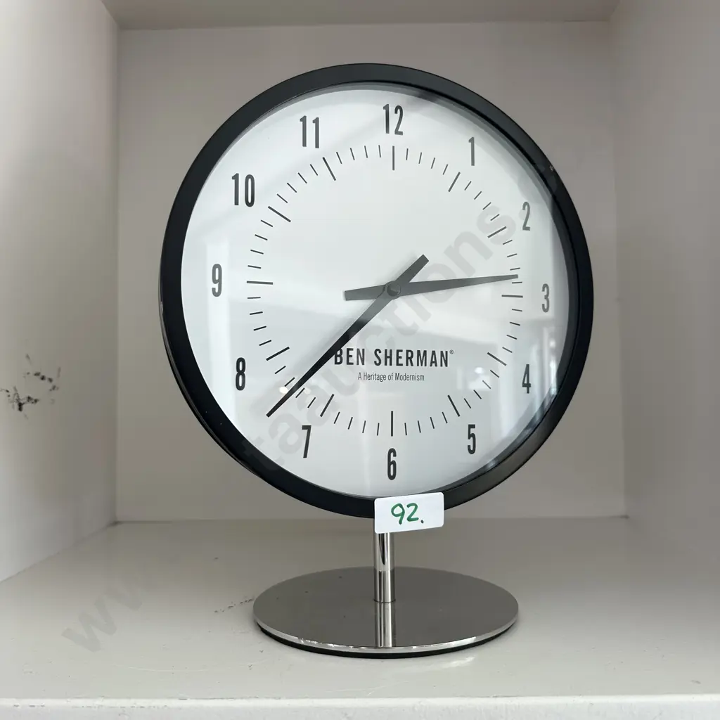 Ben Sherman double sided rotating advertising clock Image 1++