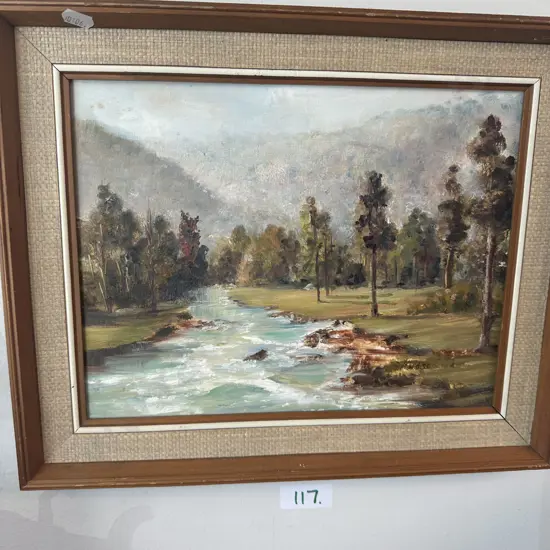 Signed painting