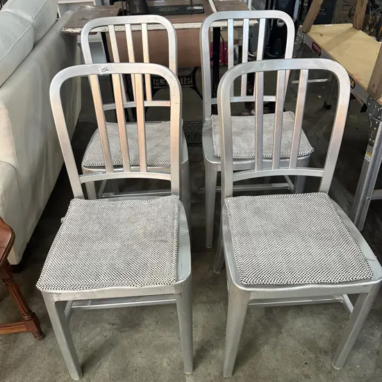 Set 4 US Navy style chairs