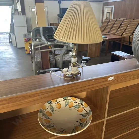 lamp and platter