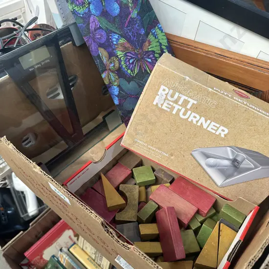 Putt returner, talking scales, frames and blocks etc.
