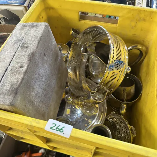 Bin of silverware