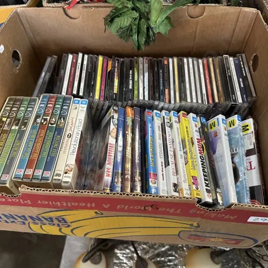 CDs and DVDs