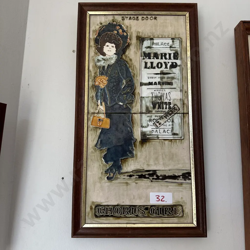 Framed Majolica art tiles Image 1++