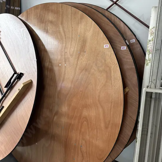 Large round trestle table 1830mm diameter