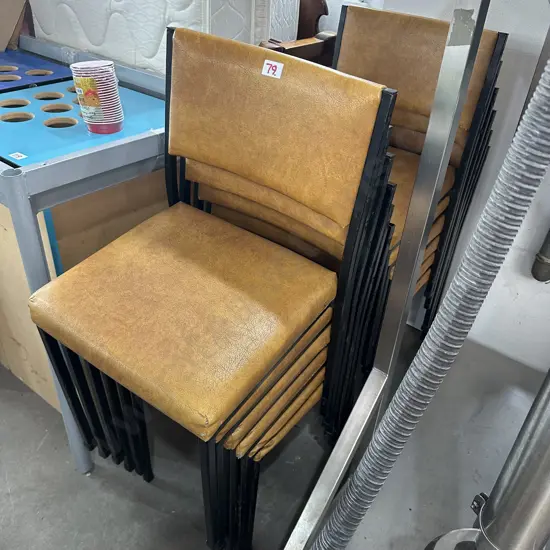 Set of 12 stackable chairs
