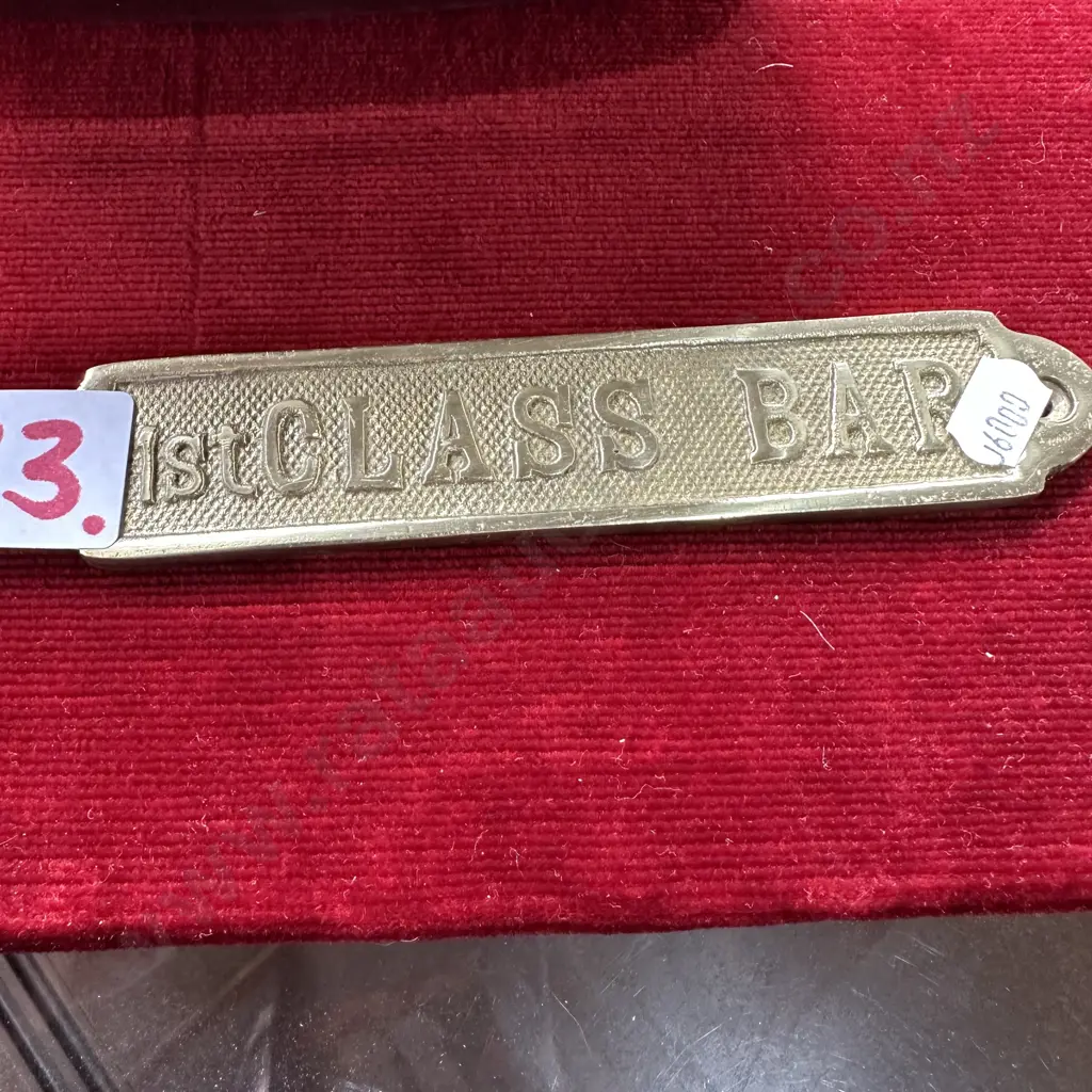 Brass plaque Image 1++