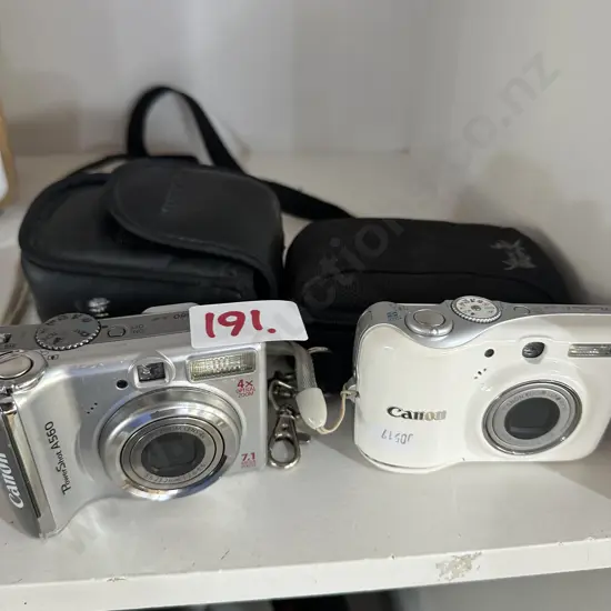 2 x canon cameras