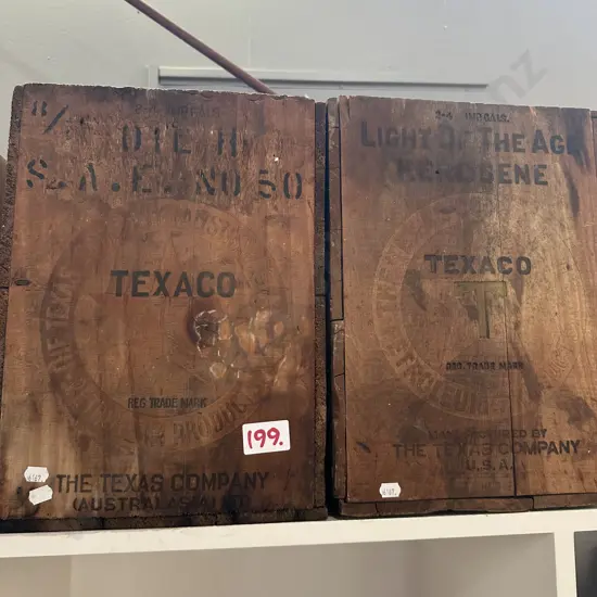 2 texaco boxes