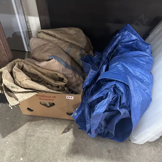 3 fadges & tarp