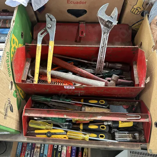 toolbox and contents