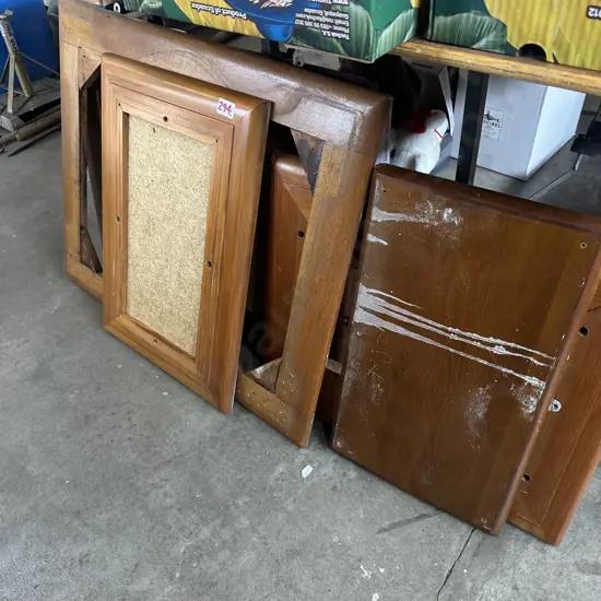 wooden frames etc