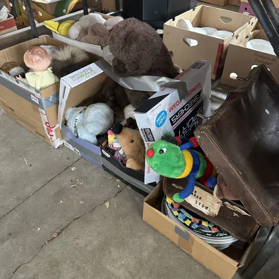large lot soft toys etc