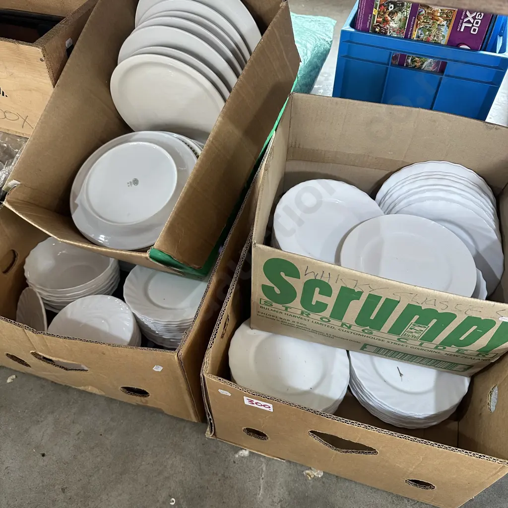 Four boxes of plates Image 1++