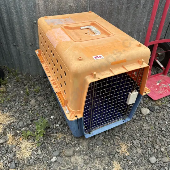 Pet crate.