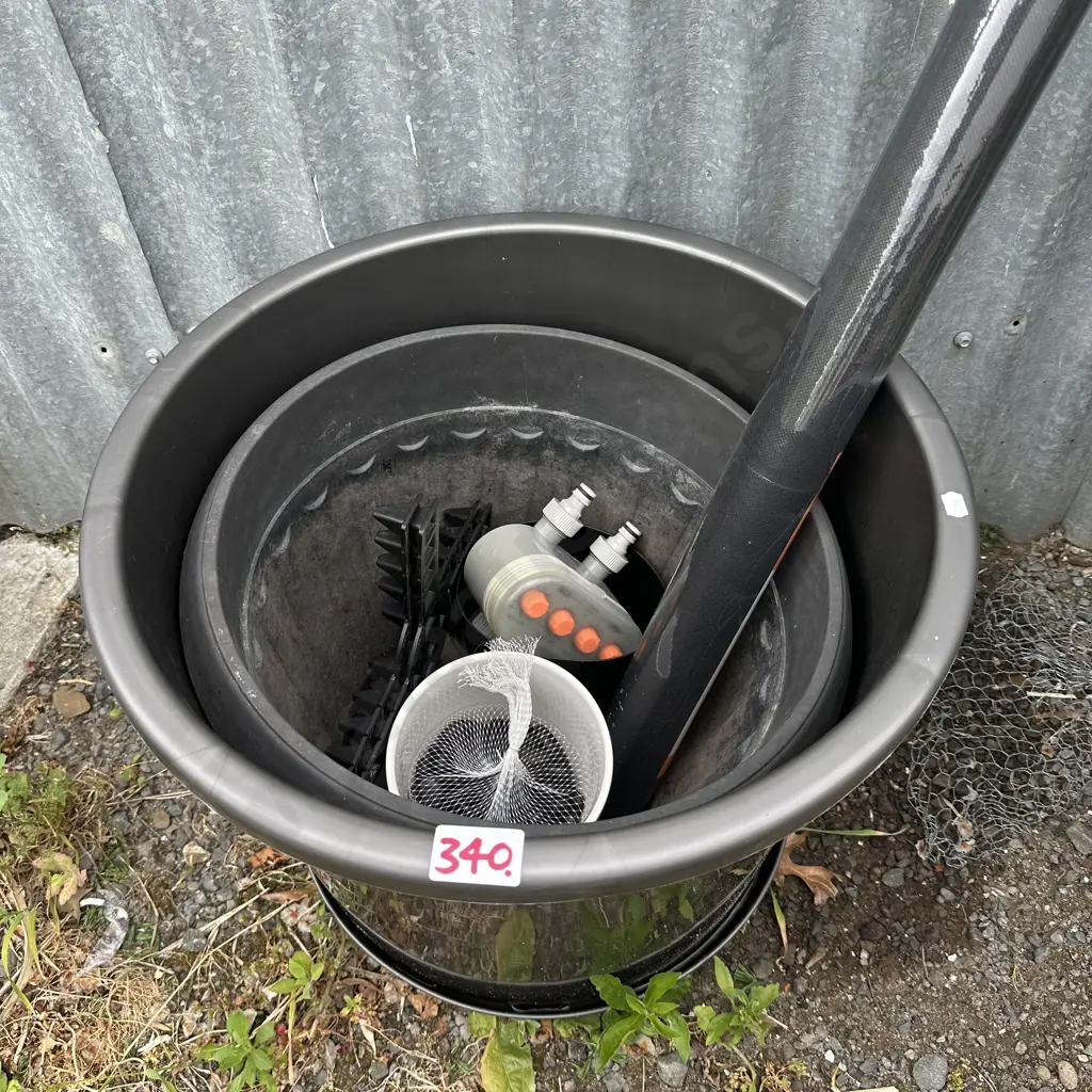 Large planters, weedmat, water timer etc. Image 1++