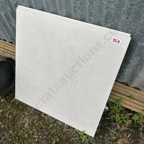 3x 600mm square tiles.