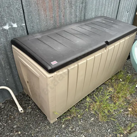 large plastic storage box