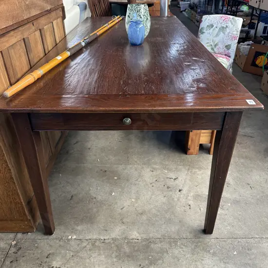Oak dining table ex Hutchinsons 2200 x 950