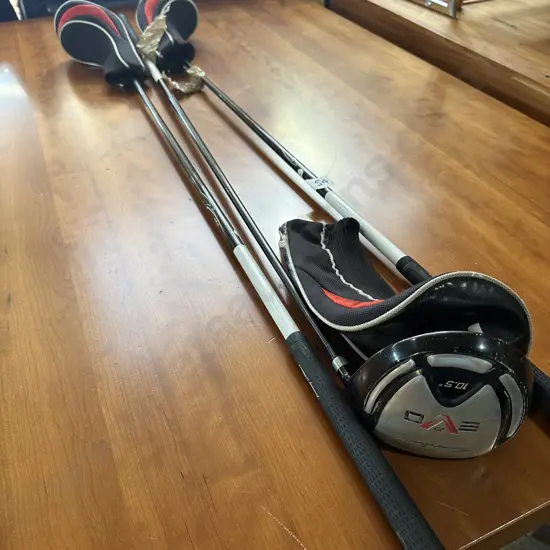 3 x drivers plus rake etc