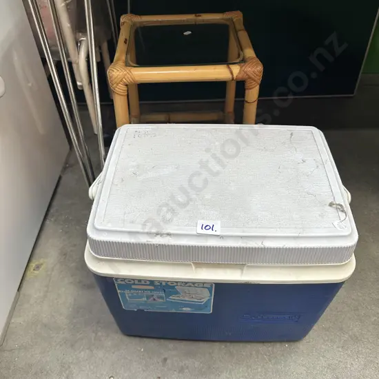 esky and side table