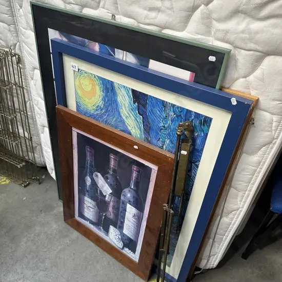 pictures and music stand