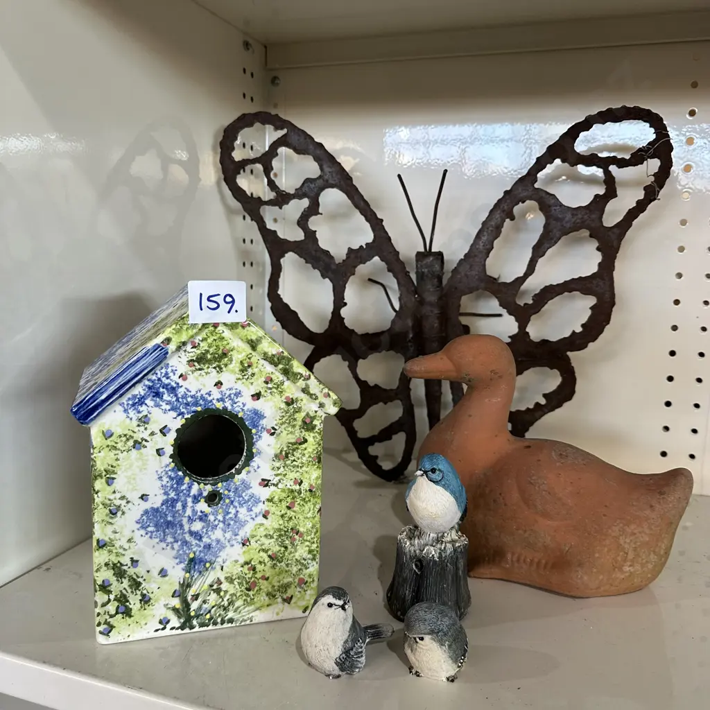 garden art inc pottery bird house Image 1++