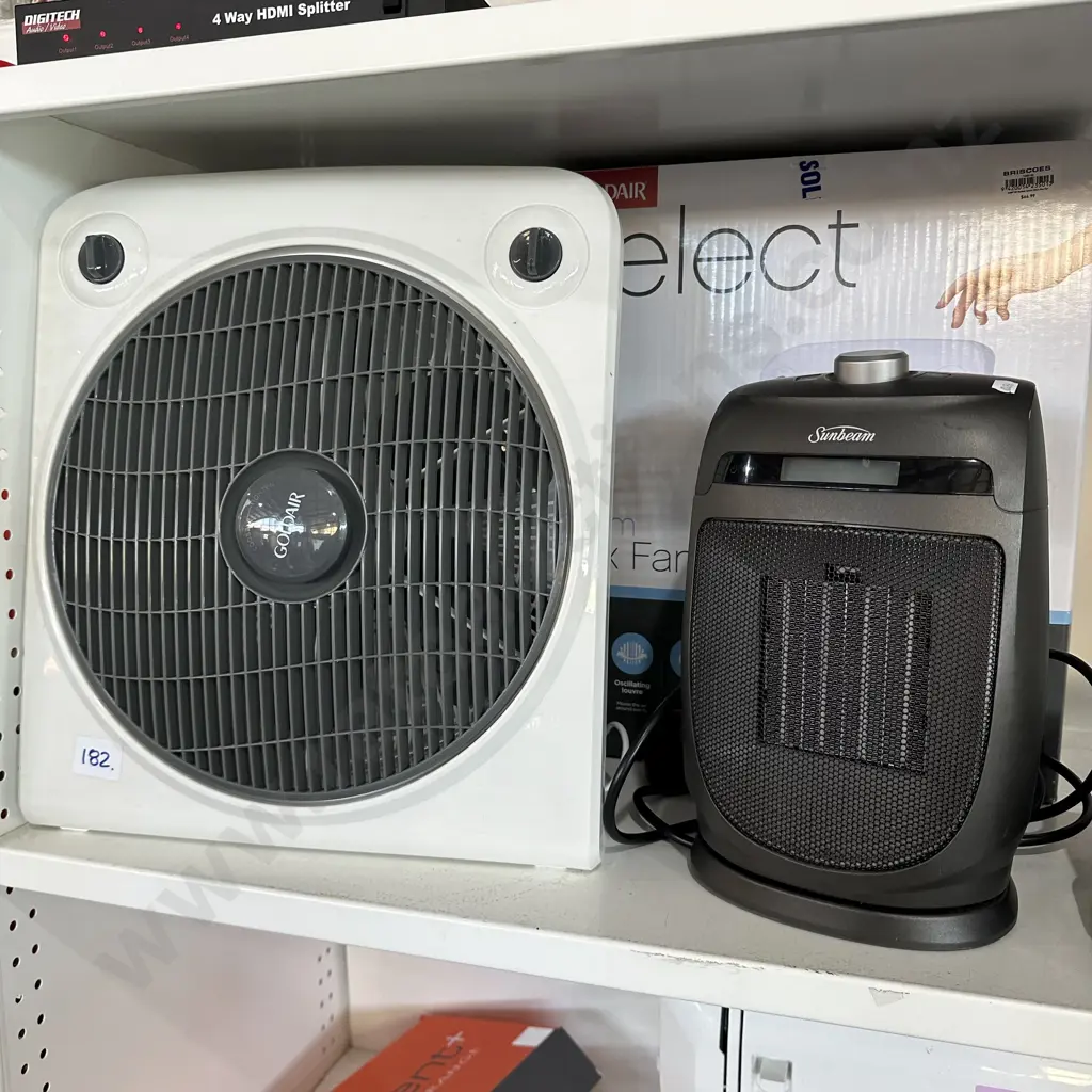 heater and boxed fan Image 1++