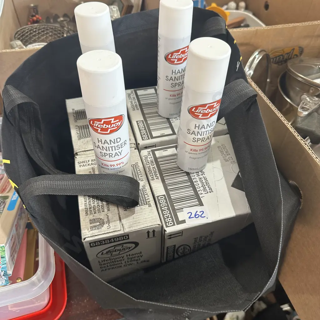 40 cans of Hand sanitiser spray Image 1++