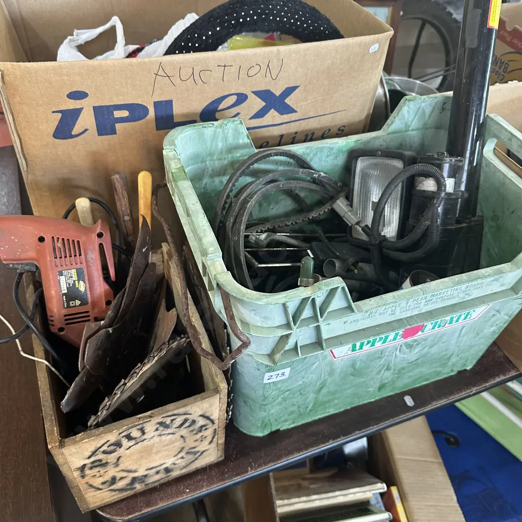 Electric drill, belts and hardware etc. Image 1++