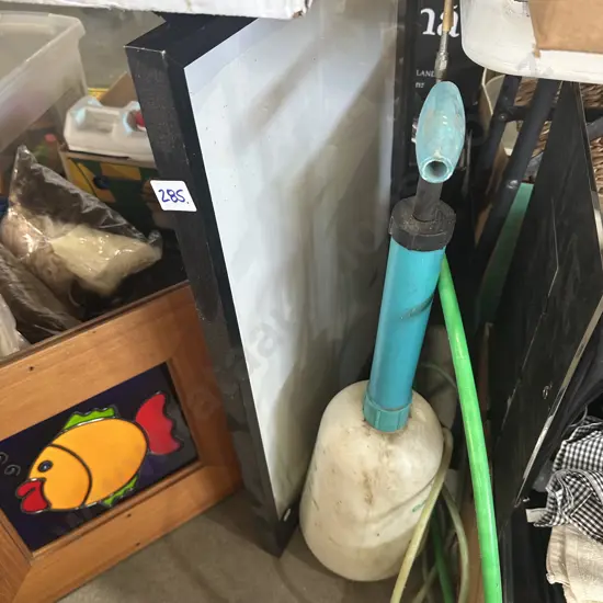 picture frame and sprayer